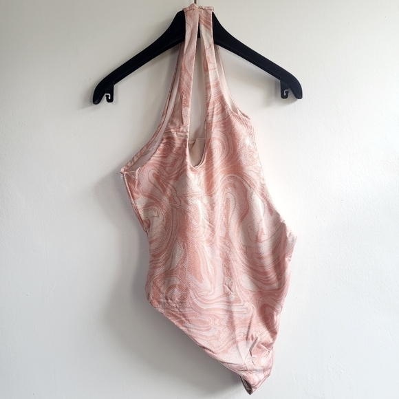 New L*Space Shine On Shimmer Phoebe All Swirled Up One Piece Swimsuit NWT Sz 10 - Picture 12 of 15